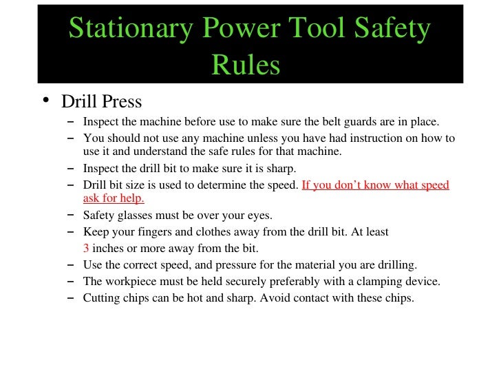 Robotic Safety Tips