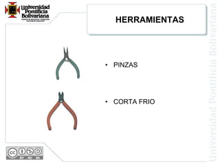 HERRAMIENTAS PINZAS CORTA FRIO 