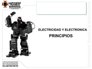 PRINCIPIOS ELECTRICIDAD Y ELECTRONICA 