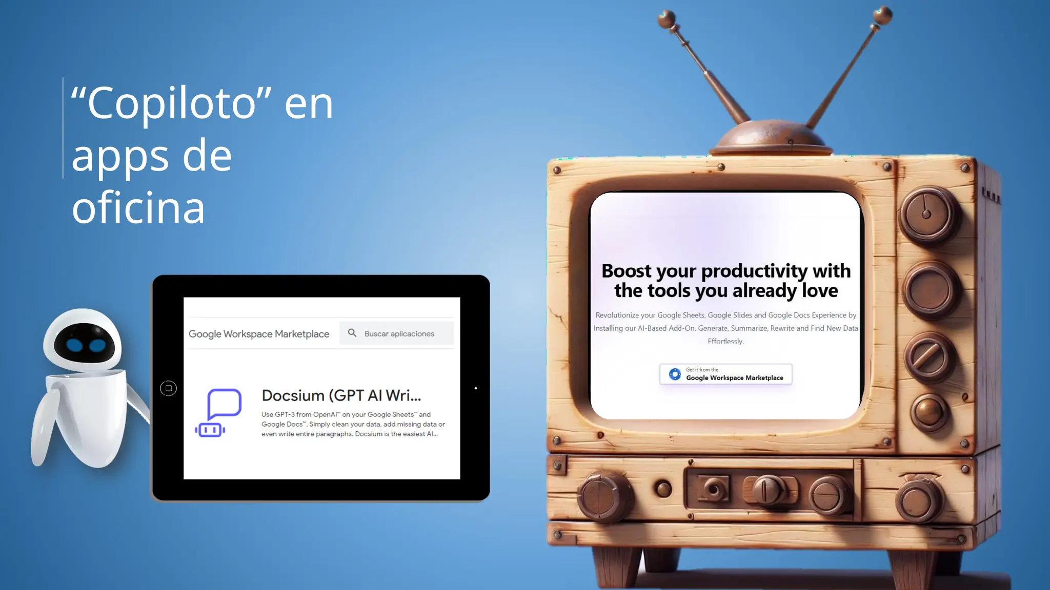 “Copiloto” en
apps de
oficina
 