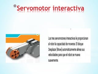 *Servomotor interactiva
 