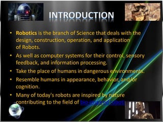 Robotic for presentation 11 10-2018 | PPTX