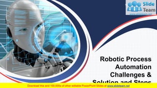 Robotic Process
Automation
Challenges &
Solution and Steps
Your Company Name
 