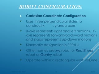Comprehensive Fundamentals of Robot Technology and Configurations | PPTX