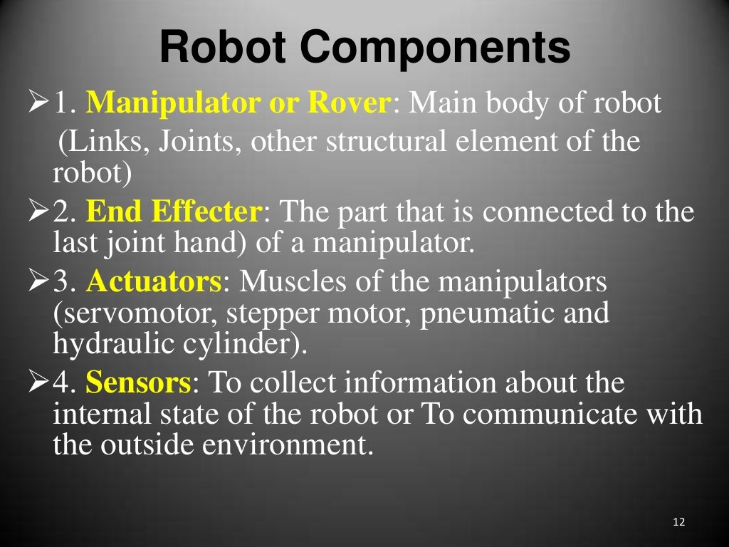 Basics of Robotics
