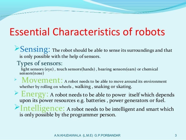 introduction to robotics slideshare