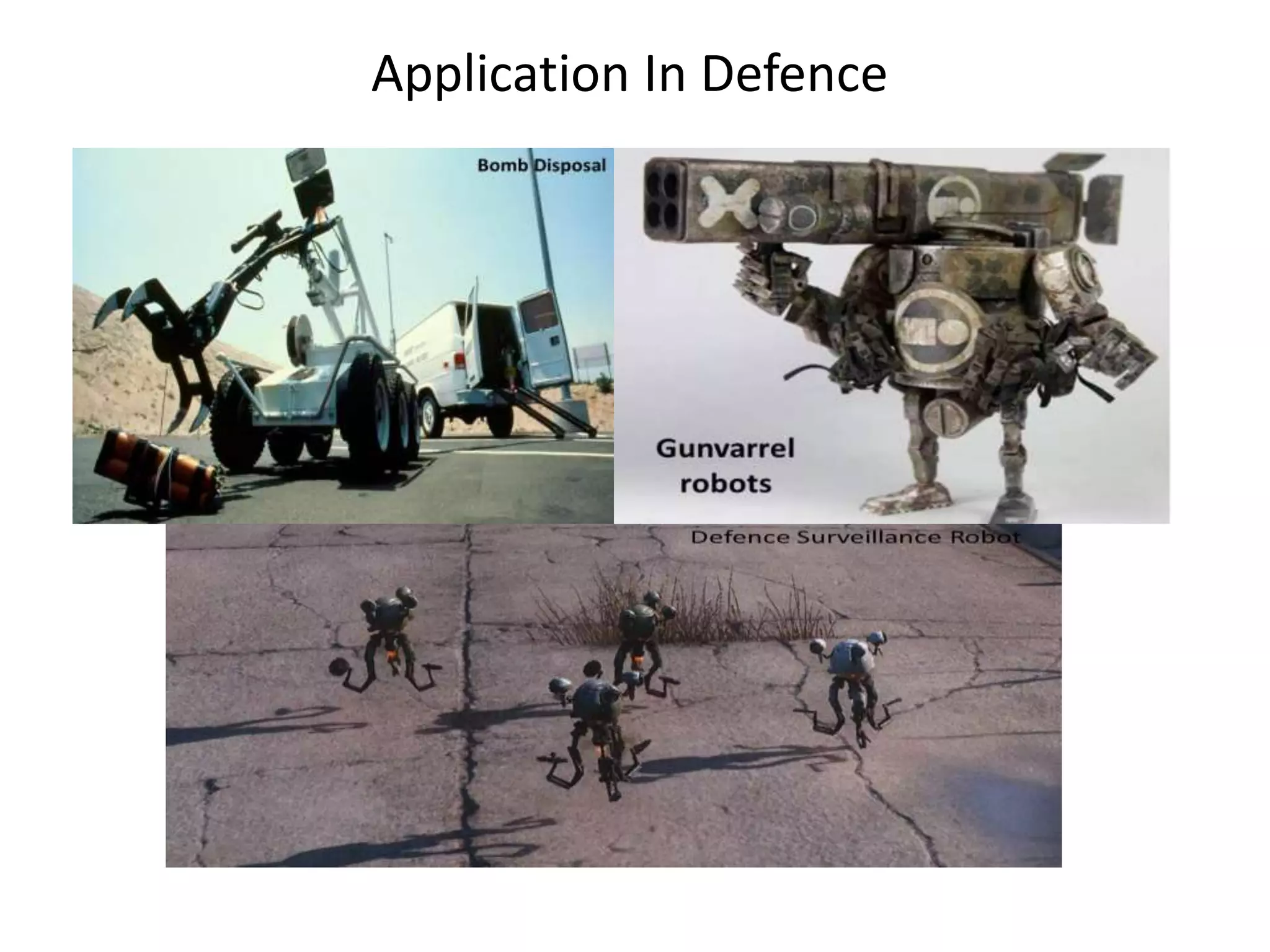 Application In Defence
 