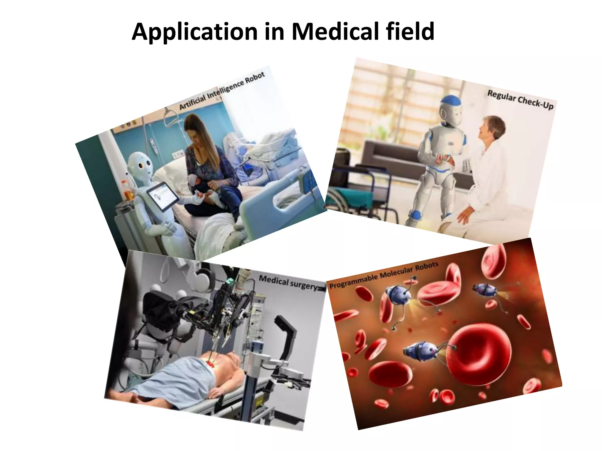 Application in Medical field
 
