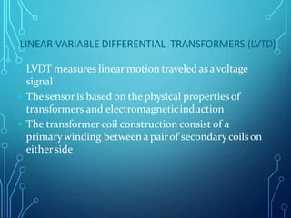Sensor, Transducers and Actuator in Robotics | PPTX