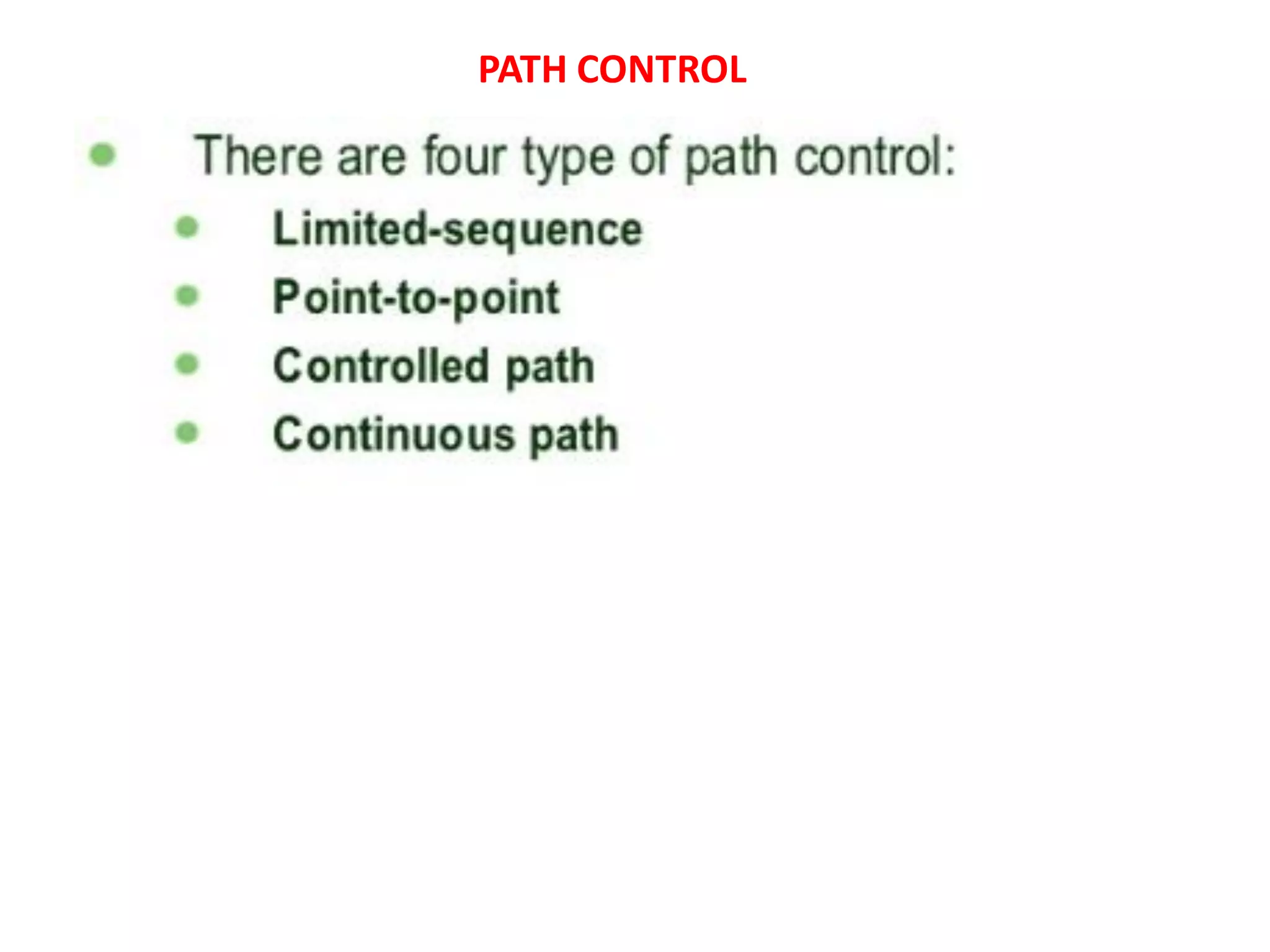 PATH CONTROL
 