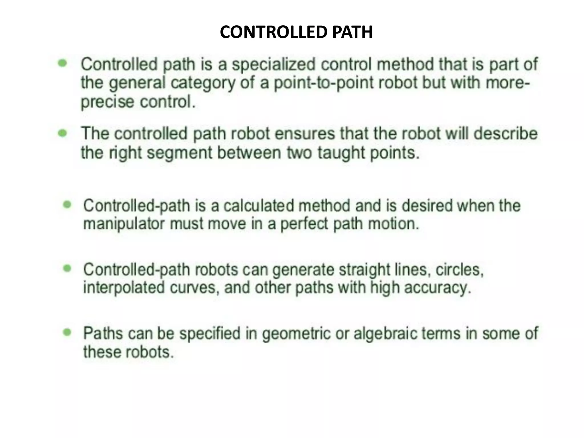 CONTROLLED PATH
 
