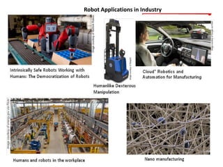 Robot Applications in Industry
 