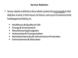 Service Robotics
 