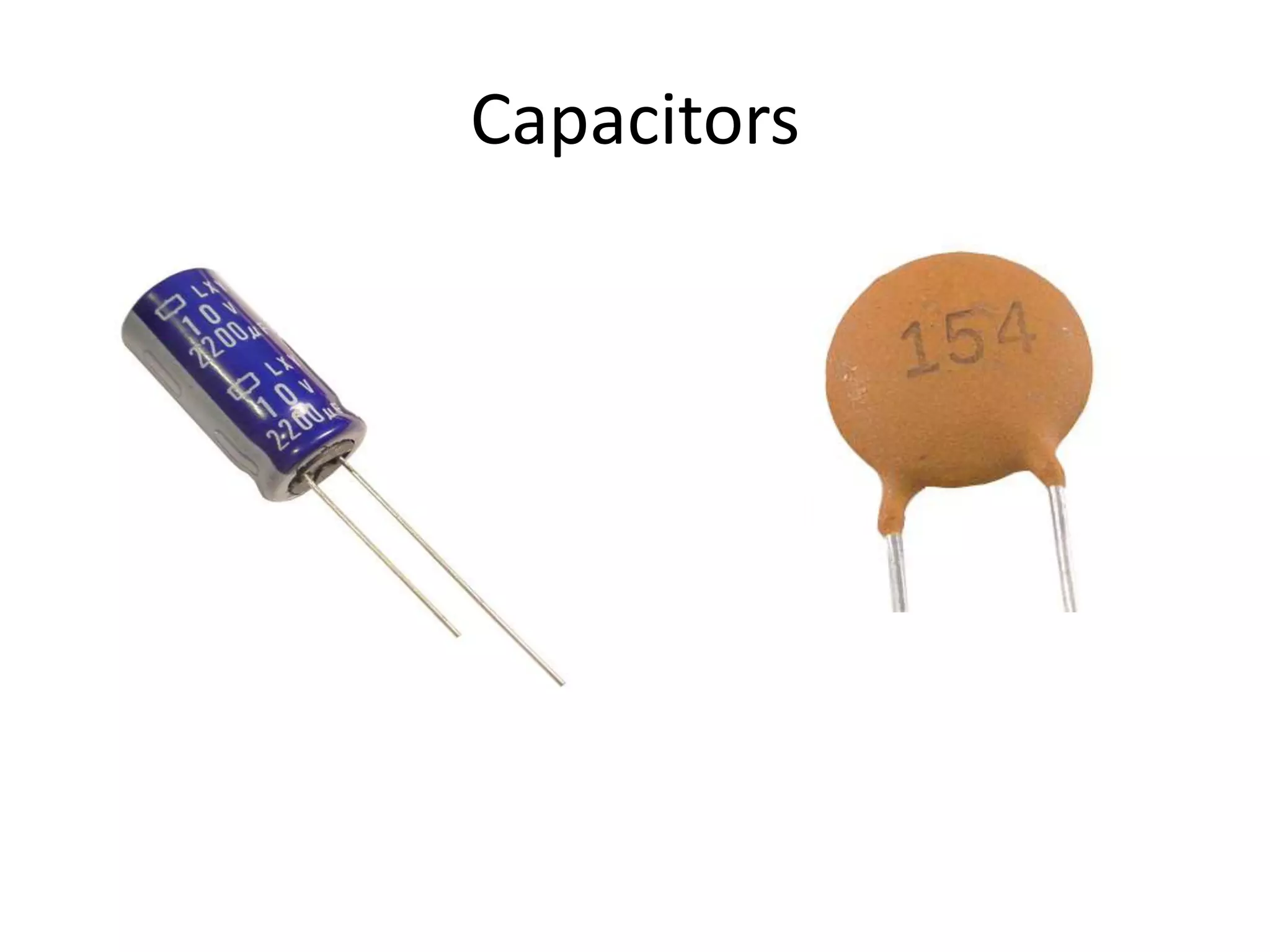 Capacitors 