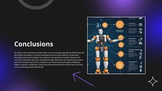 Robotics and Automation and automation control | PPTX