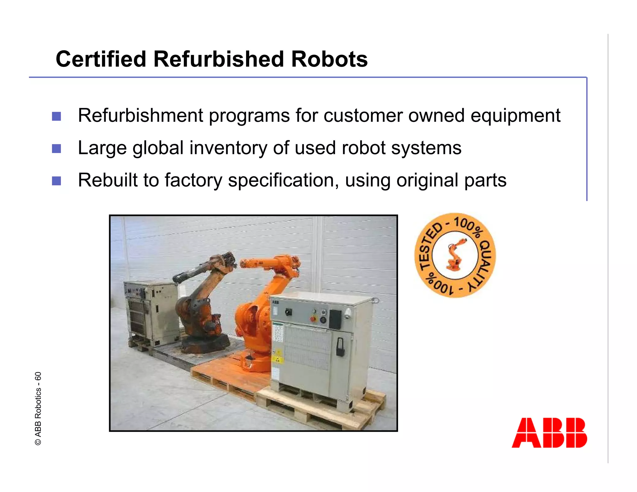 Robotics Division Overview Presentation