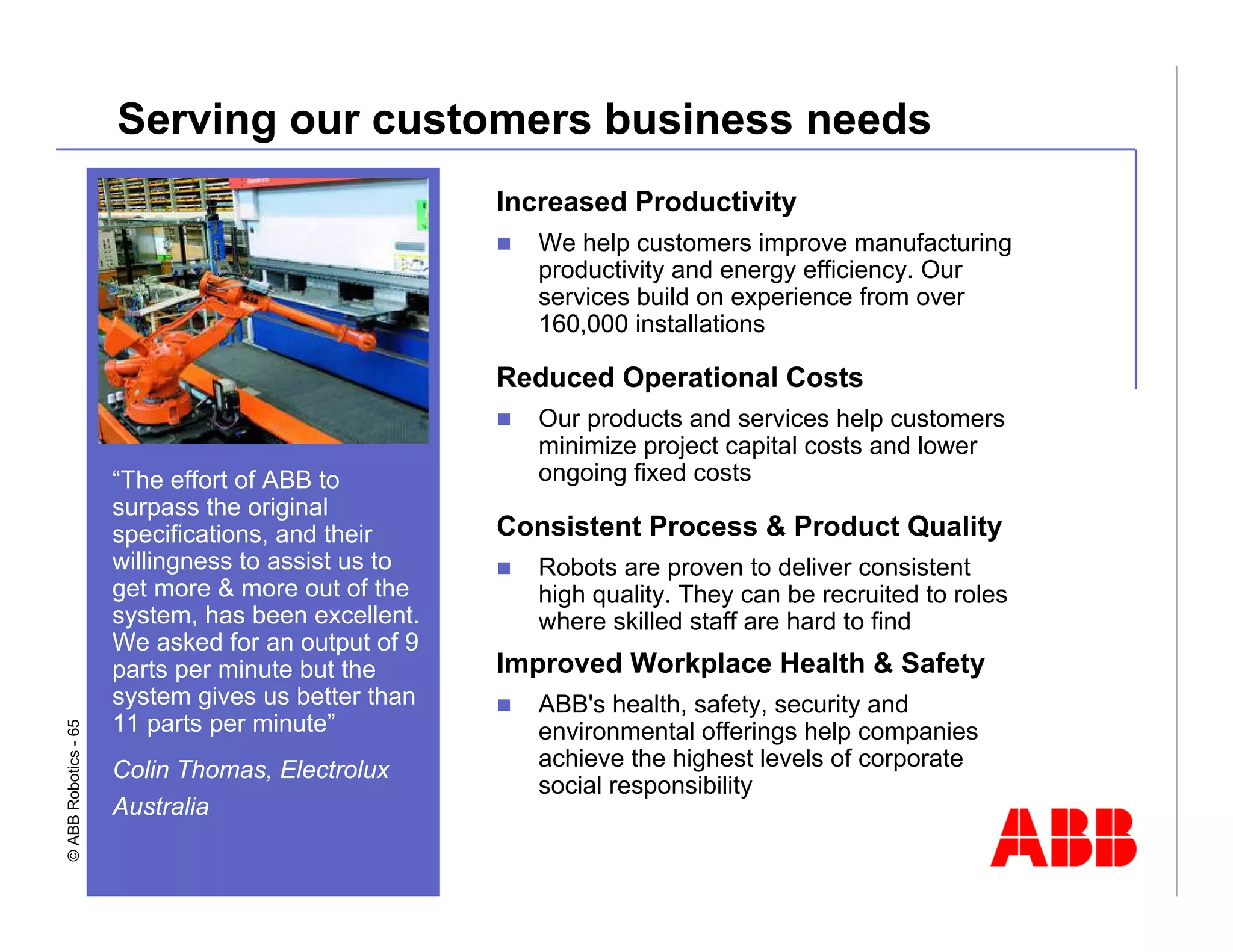 Robotics Division Overview Presentation