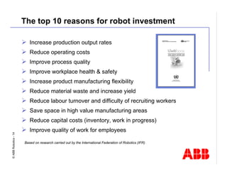 Robotics Division Overview Presentation