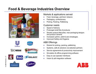 Robotics Division Overview Presentation
