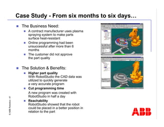 Robotics Division Overview Presentation
