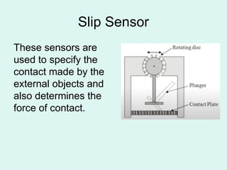 Slip Sensor Raster Robotic Note for BSc Engineering in Computer Science and Engineering | PPTX