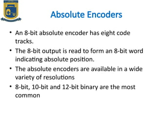 Encoder Resolution Sample Industrial Robotics II for mechanical engineering | PPTX