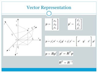 Vector Representation
 