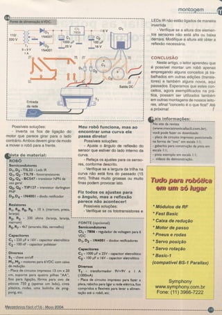 (Robotics) mecatronica facil robô rastreador