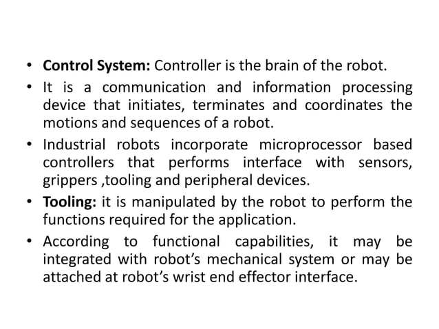 Robotics ppt.pptx | Robotics | Technology & Computing