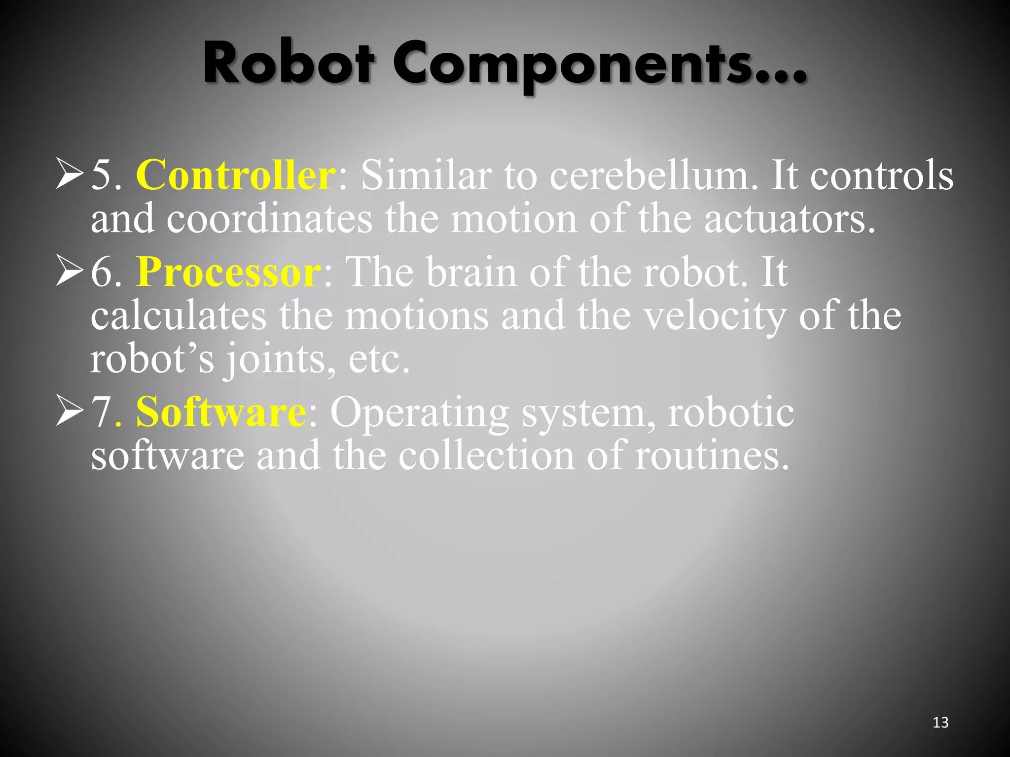 Robotics ppt | PPTX
