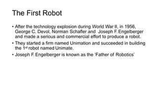Joseph Robot Robotics | PPTX