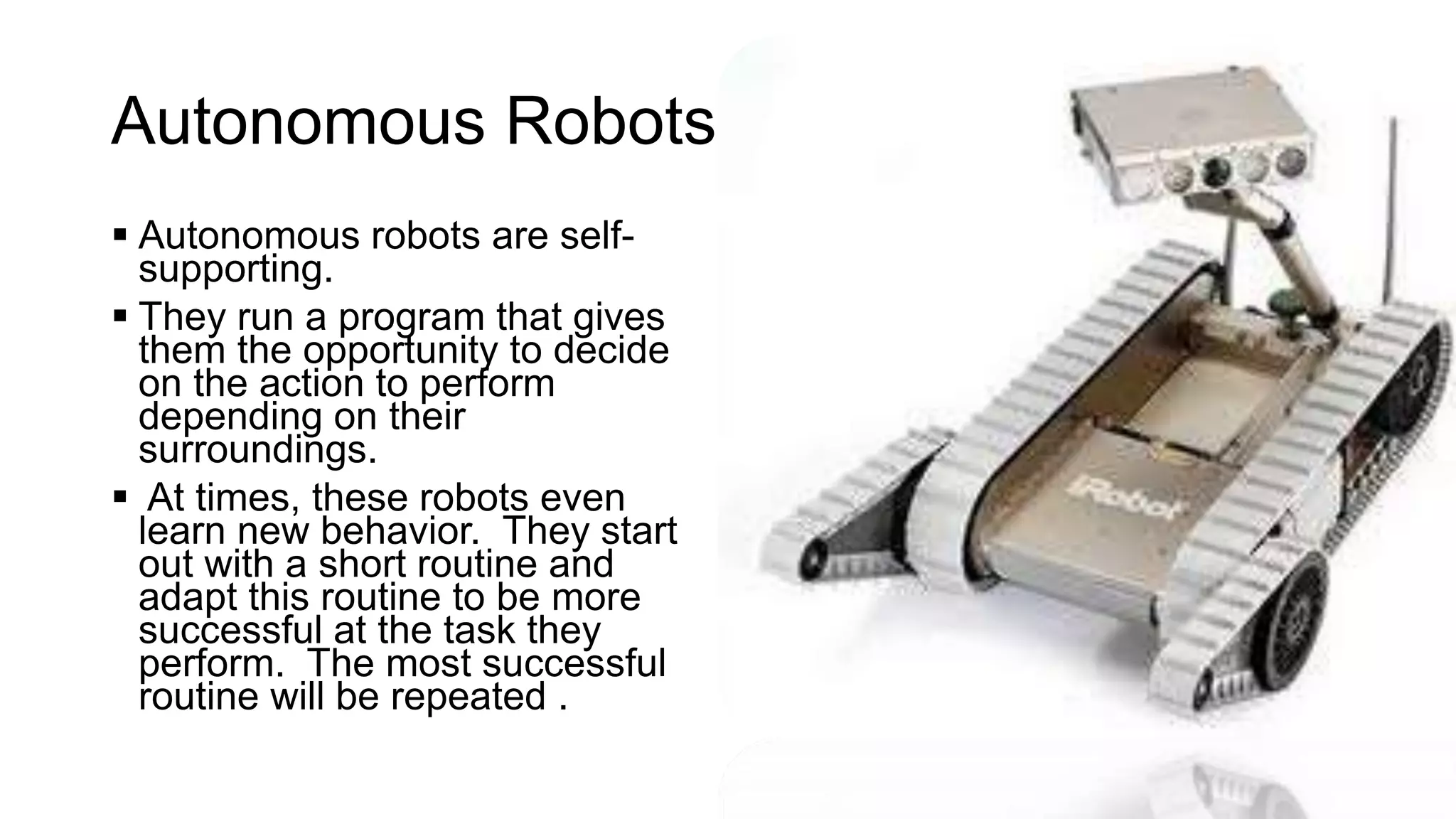 Robotics presentation | PPTX