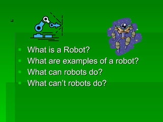 Let’s look at the Robotics Challenge Website! Enter the URL address: http://roboticschallenge.weebly.com/ Take a minute or two to have a quick look around the place! 