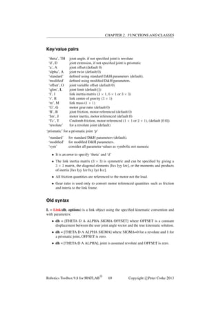 Robotics Toolbox for MATLAB (Relese 9) | PDF