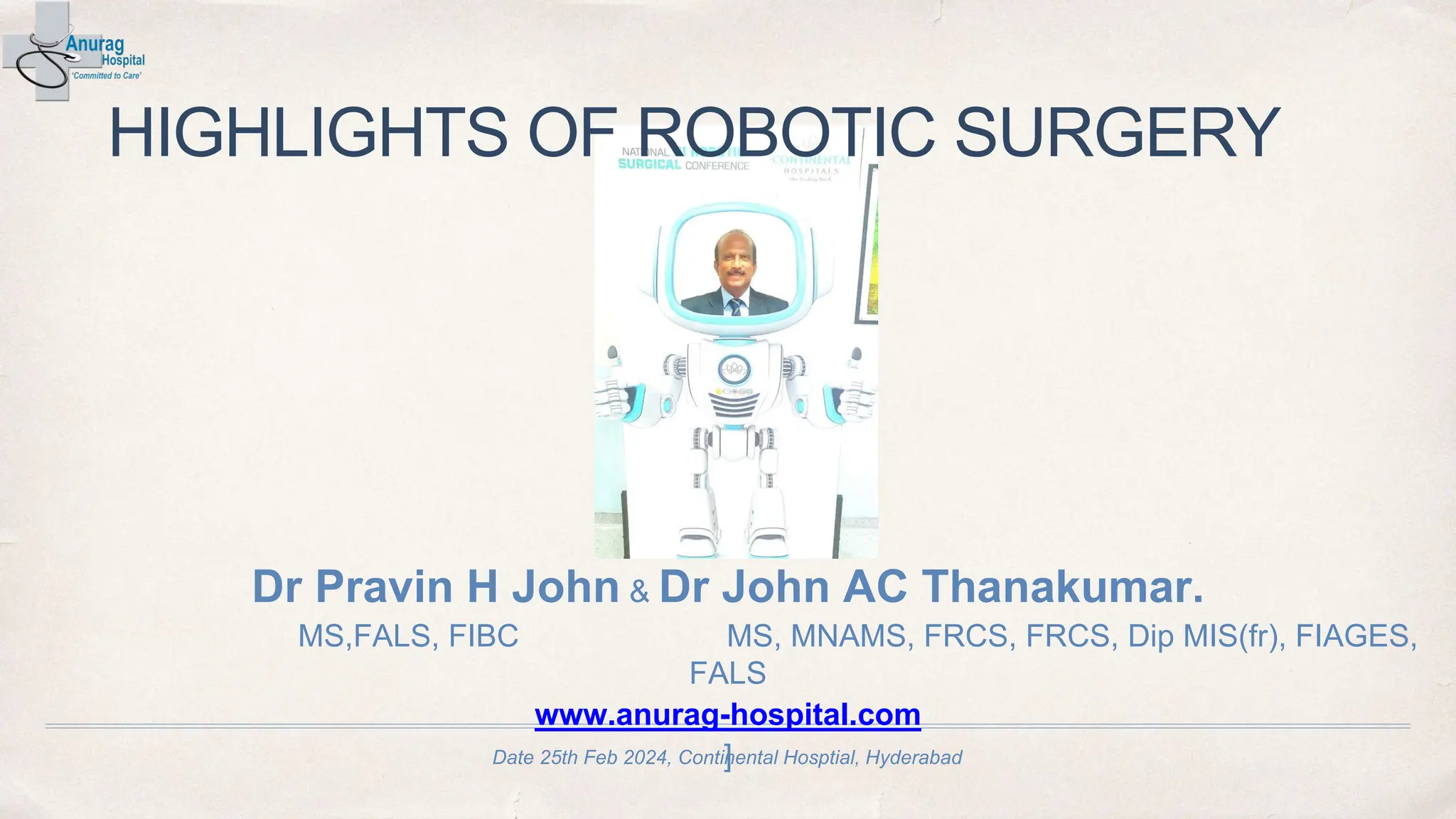 Robotic surgery advantages and disadvantages PPT