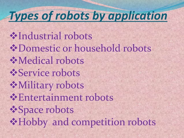 Robotic technology | PPTX | Robotics | Technology & Computing