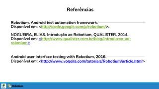 Formula Rabobium Framework Robotium | PPTX