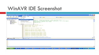 WinAVR IDE Screenshot 