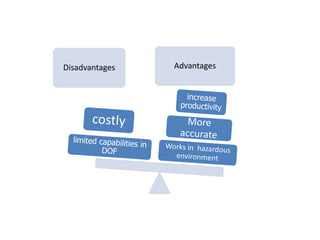 Disadvantages Advantages
 
