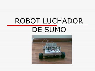 ROBOT LUCHADOR DE SUMO 