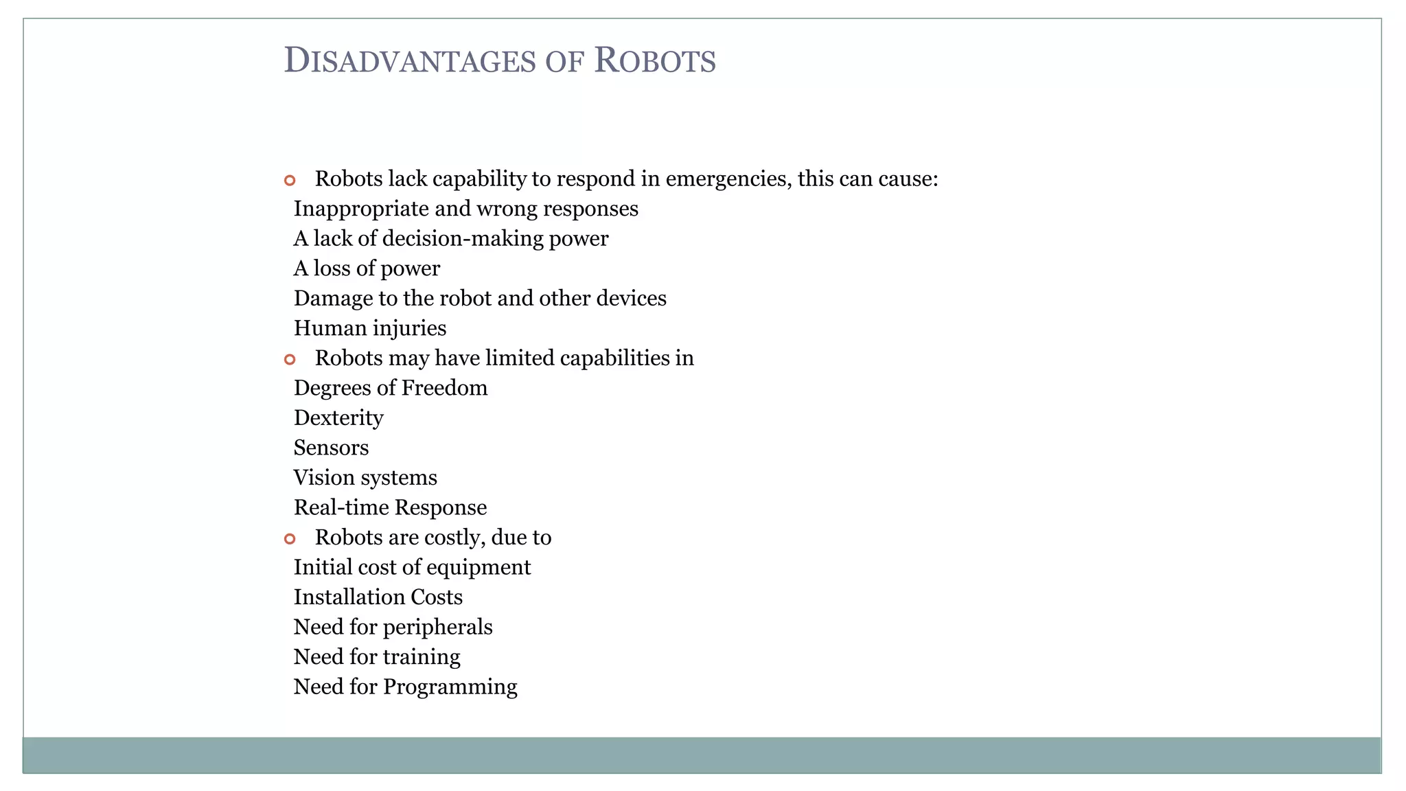 Robot programming | PPTX | Programming Languages | Computing