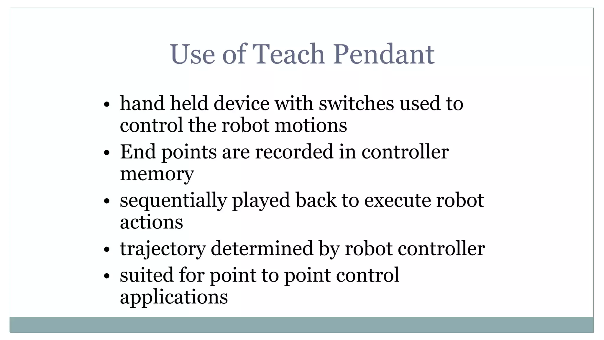 Robot programming | PPTX | Programming Languages | Computing