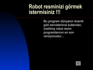 Robot resim