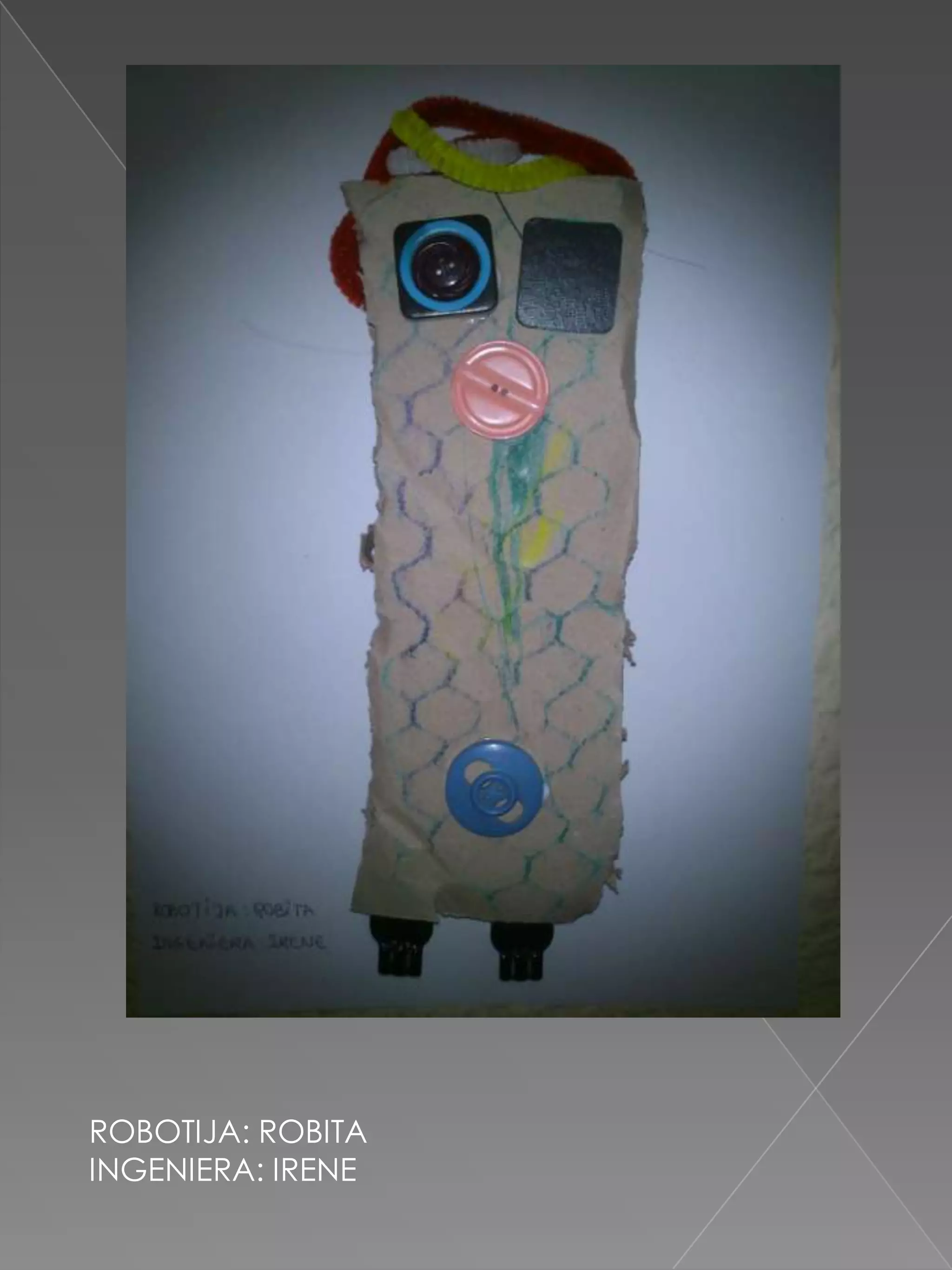 ROBOTIJA: ROBITA
INGENIERA: IRENE