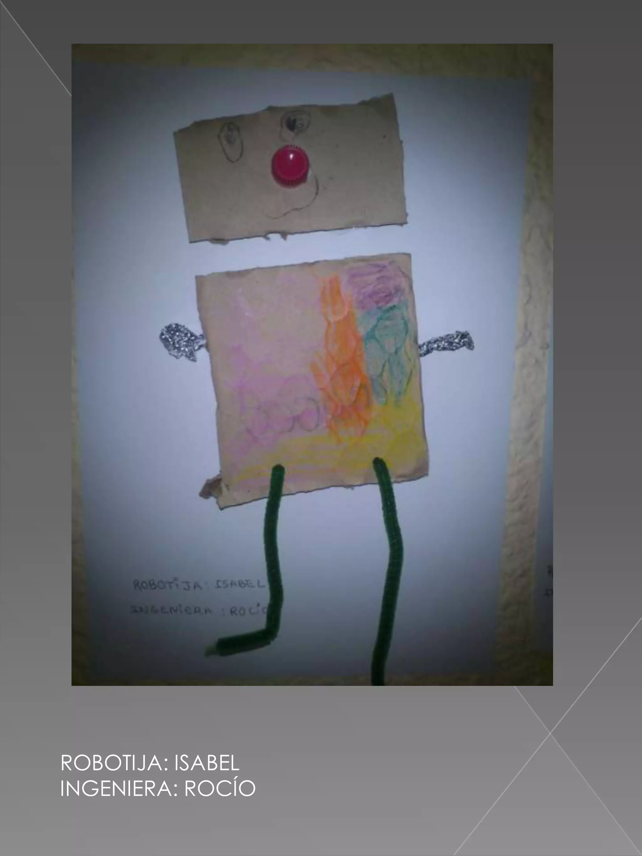 ROBOTIJA: ISABEL
INGENIERA: ROCÍO