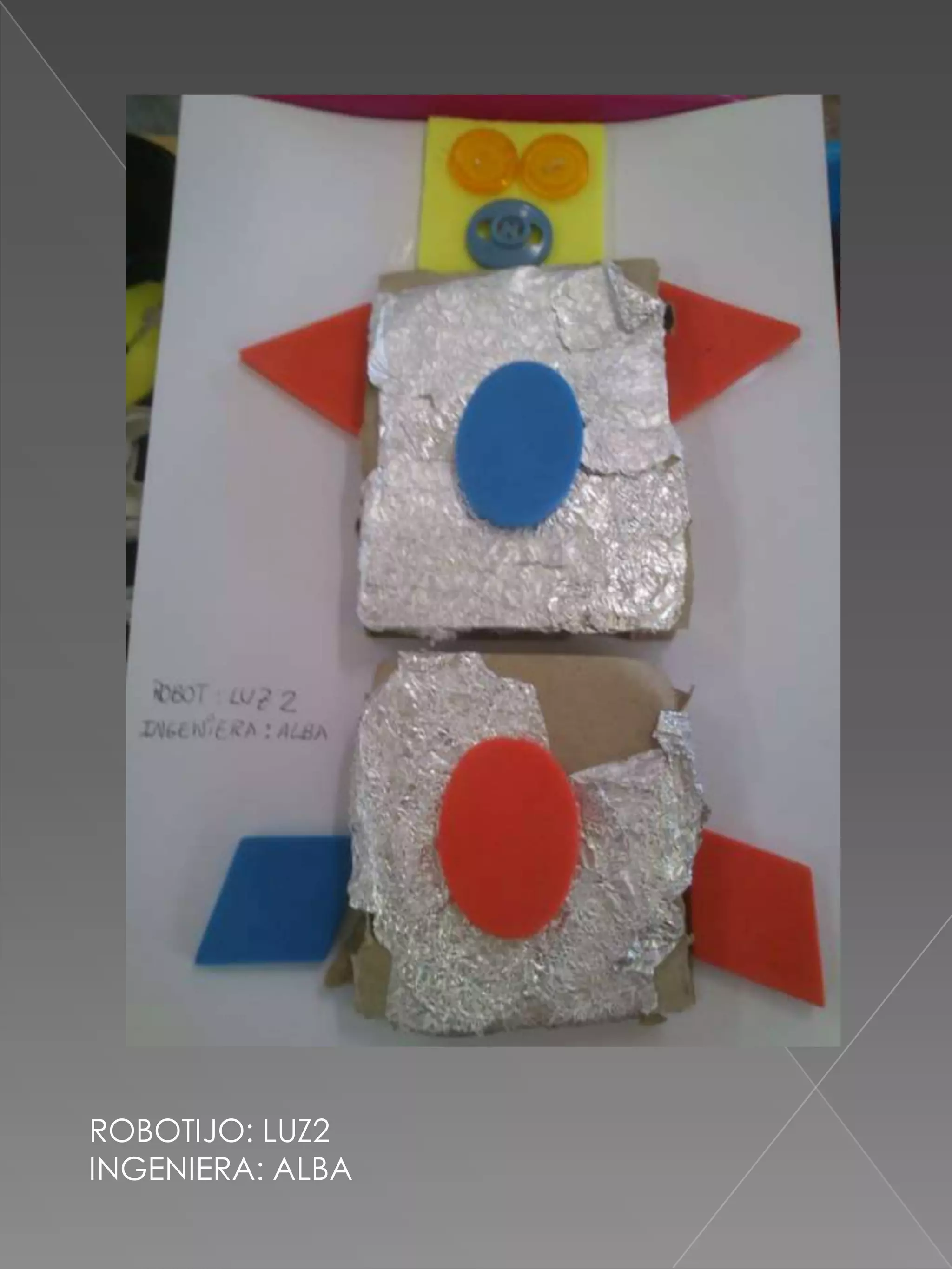 ROBOTIJO: LUZ2
INGENIERA: ALBA