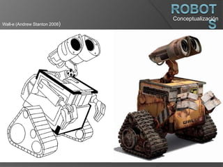 Conceptualización
Wall-e (Andrew Stanton 2008)
 