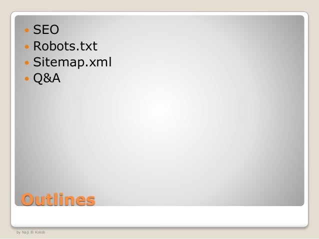 robots and sitemap version 1 0 1