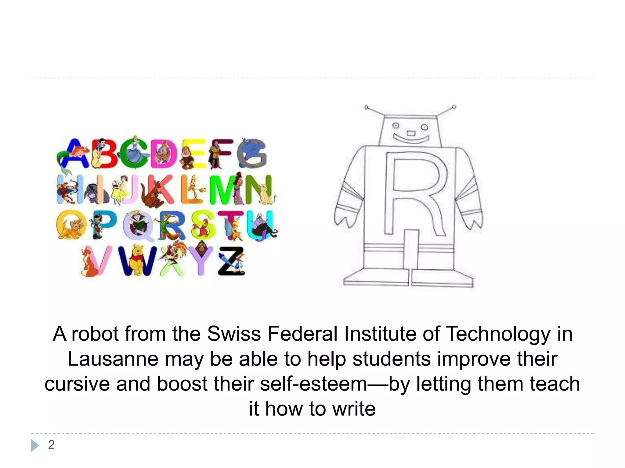 Robots and writing practice final | PPTX