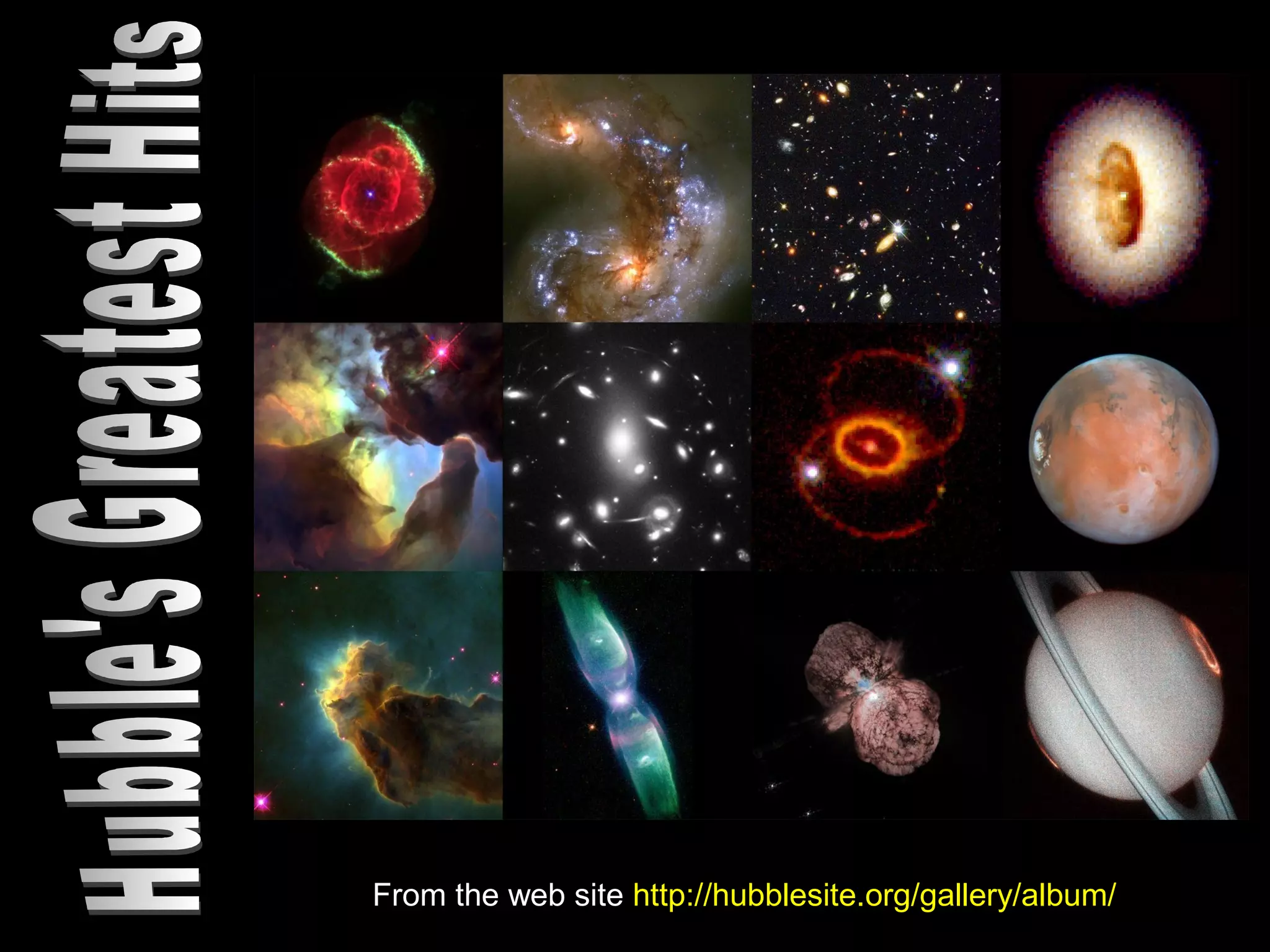 From the web site http://hubblesite.org/gallery/album/
 